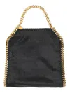 Stella Mccartney Mini Shoulder Bag With Double Chain Handle In Black