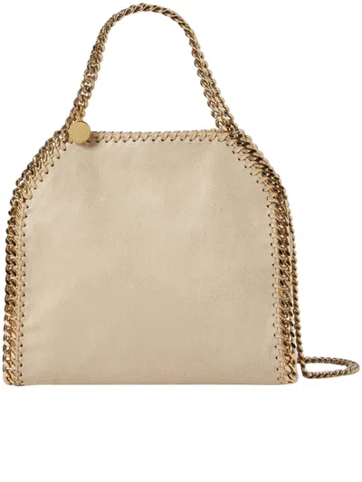 Stella Mccartney Falabella Mini Bag Eco Saggy Deer In Neutral