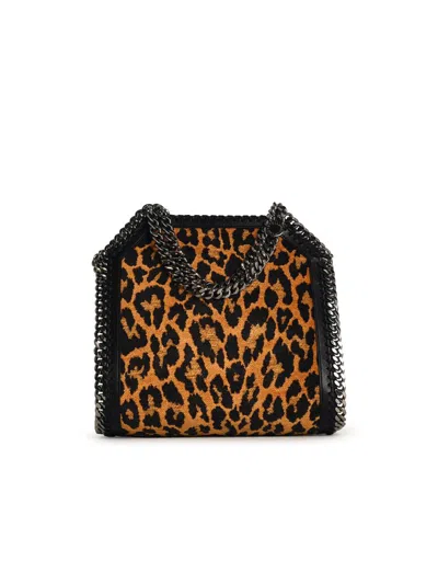 Stella Mccartney 'falabella' Mini Bag In Multicolor Jacquard