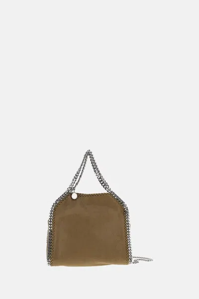 Stella Mccartney Falabella Mini Bag With Rutenium Chain In Green