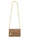 Stella Mccartney Rectangular Mini Bag With Chain Shoulder Strap In Purple