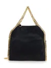 Stella Mccartney 'falabella Mini' Black Handbag With Handle And Chain Shoulder Strap In Black