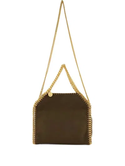 Stella Mccartney Falabella Mini Chain Shoulder Bag In Brown