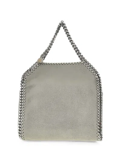 Stella Mccartney Falabella Mini Chain-trim Tote Bag In Green