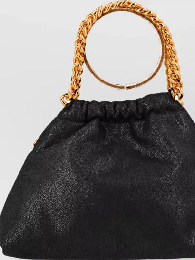Stella Mccartney Falabella Mini Clutch Bag In Black