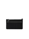 Stella Mccartney 'falabella' Mini Clutch Bag In Black Recycled Polyester Women In Black