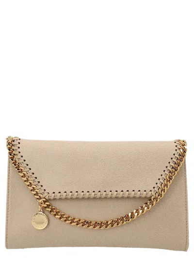 Stella Mccartney 'falabella Mini' Crossbody Bag In 浅褐色的