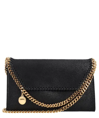 Stella Mccartney Falabella Mini Crossbody Bag In Black