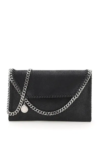Stella Mccartney Falabella Mini Crossbody Bag In Black