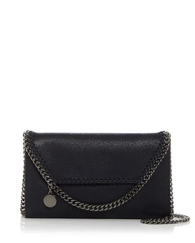 Stella Mccartney Falabella Mini Crossbody Bag In Blue
