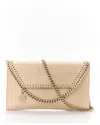 Stella Mccartney Falabella Mini Crossbody Bag In Gold