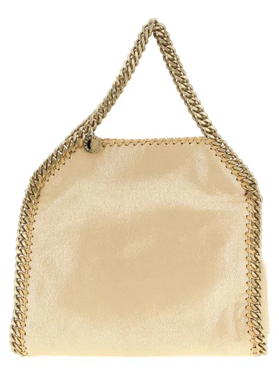 Stella Mccartney Falabella Mini Crossbody Bag In Gold