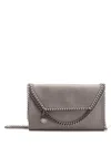 Stella Mccartney Falabella Mini Crossbody Bag In Gray