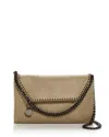 Stella Mccartney Falabella Mini Crossbody Bag In Light Khaki