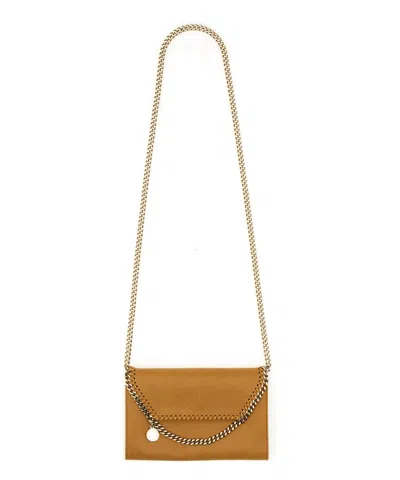 Stella Mccartney Falabella Mini Crossbody Bag In Orange