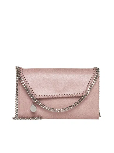 Stella Mccartney Falabella Mini Crossbody Bag In Pink