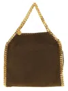 Stella Mccartney Falabella Mini Crossbody Bags Brown In Brown