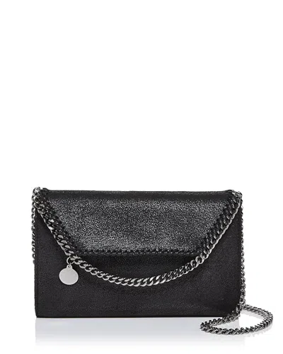 Stella Mccartney Falabella Mini Crossbody Bag In Black