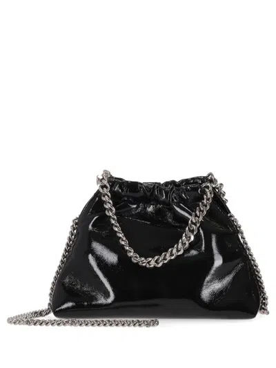 Stella Mccartney Falabella Mini Drawstring Bag Crinkled Patent Alter Mat