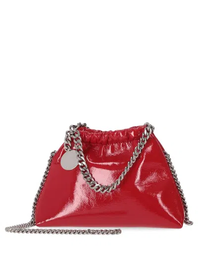 Stella Mccartney Falabella Mini Drawstring Bag Crinkled Patent Alter Mat