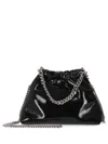Stella Mccartney Falabella Mini Drawstring Bag Crinkled Patent Alter Mat