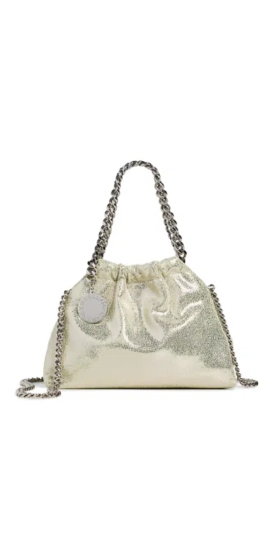 Stella Mccartney Falabella Mini Drawstring Bag Light Lime Green