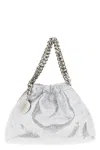 Stella Mccartney 'falabella Mini Drawstring' Crossbody Bag In Silver