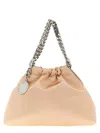 Stella Mccartney Falabella Mini Drawstring Crossbody Bags Pink In Orange