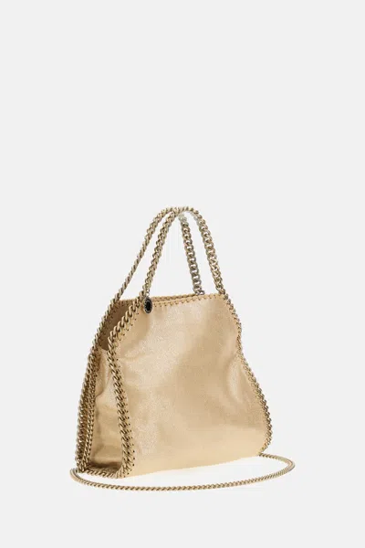 Stella Mccartney Falabella Mini Eco Bag In Gold