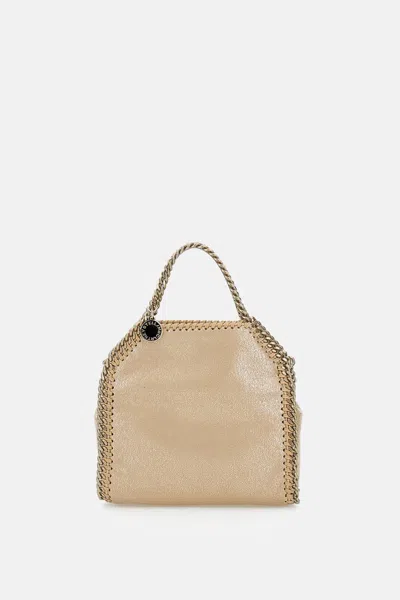 Stella Mccartney Falabella Mini Eco Bag In Gold