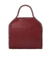 Stella Mccartney Falabella Mini Enamel Tote Bag In Red