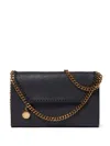 Stella Mccartney Falabella Mini Flap Bag In Gray