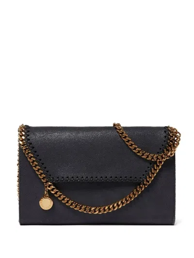 Stella Mccartney Falabella Mini Flap Bag In Gray