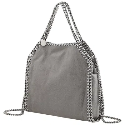 Stella Mccartney Falabella Mini Grey Tote In Multi