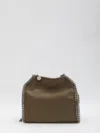 Stella Mccartney Army Green Shaggy Deer Mini Falabella Handbag