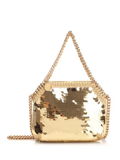 Stella Mccartney Falabella Mini Handbag In Oro