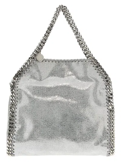 Stella Mccartney 'falabella Mini' Handbag In Silver