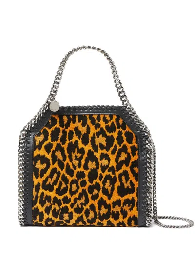 Stella Mccartney Falabella Mini  Leopard-print Tote Bag In Multicolor