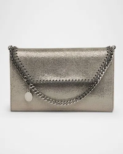Stella Mccartney Falabella Mini Metallic Crossbody Bag