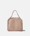 Stella Mccartney Falabella Mini Pearlescent Tote Bag In Dusty Pink