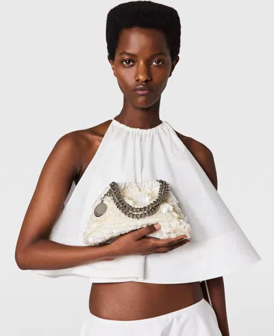 Stella Mccartney Falabella Mini Sequin-embellished Drawstring Bag