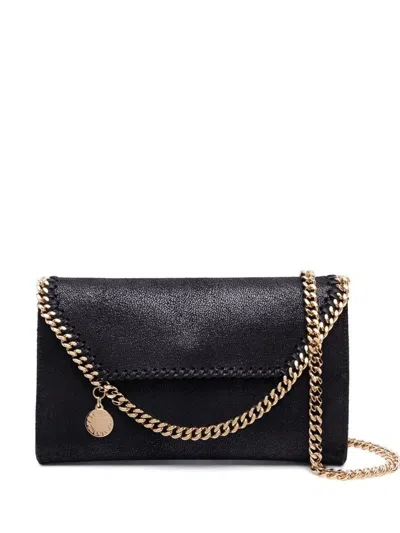 Stella Mccartney Falabella Mini Shoulder Bag In Black
