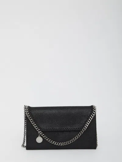 Stella Mccartney Falabella Mini Shoulder Bag In Black