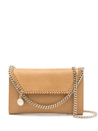 Stella Mccartney Falabella Mini Shoulder Bag In Brown