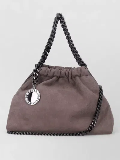 Stella Mccartney Falabella Mini Shoulder Bag Chain Strap In Brown