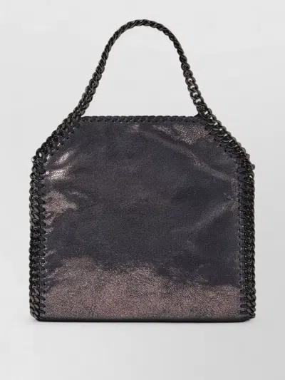 Stella Mccartney Falabella Mini Shoulder Bag Chain Strap In Black