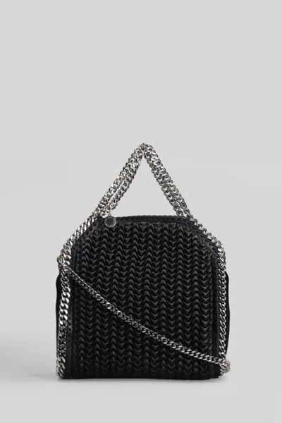 Stella Mccartney Falabella Mini Shoulder Bag In Black Polyester