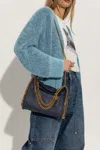 Stella Mccartney Falabella Mini Tote Bag In Navy Blue