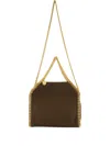 Stella Mccartney Mini Falabella Chain-strap Shoulder Bag In Brown