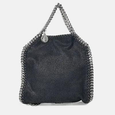 Pre-owned Stella Mccartney Falabella Mini Tote And Crossbody Bag In Black